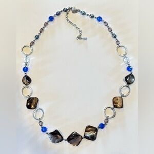 Vintage Lia Sophia Indigo Necklace